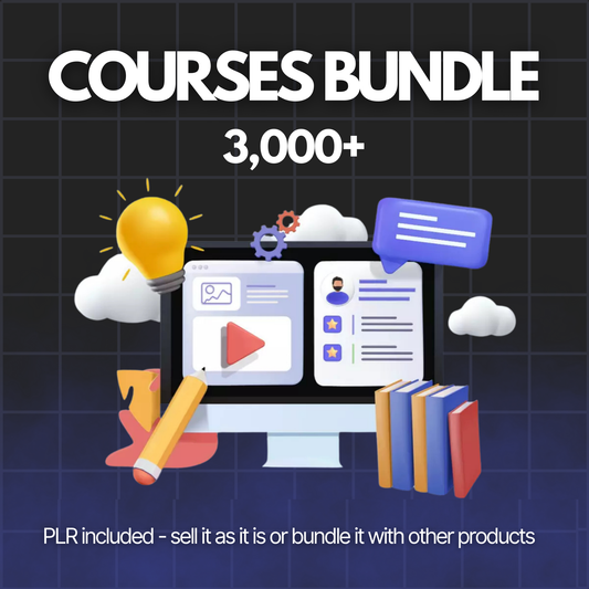 Courses Bundle (3,000+) - Alpha Digital Kit - plr - bundle - business