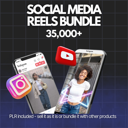 Social Media Reels Bundle (35,000+) - Alpha Digital Kit - plr - bundle - business