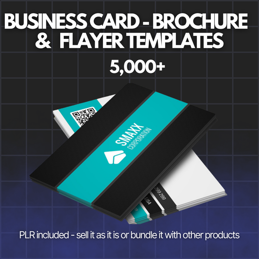 Business Cards, Brochure & Flayer Templates (5,000+) - Alpha Digital Kit - plr