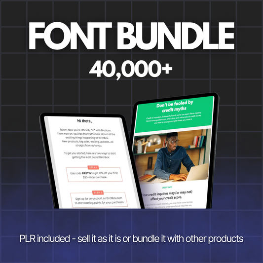 Font Bundle (40,000+) - Alpha Digital Kit - plr