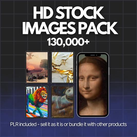 HD Stock Images Pack (130,000+) - Alpha Digital Kit - plr