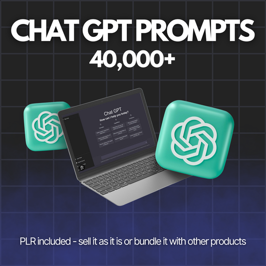 Chat GPT Prompts (40,000+) - Alpha Digital Kit - plr