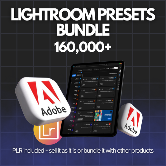 Lightroom Presets Bundle (160,000+) - Alpha Digital Kit - plr