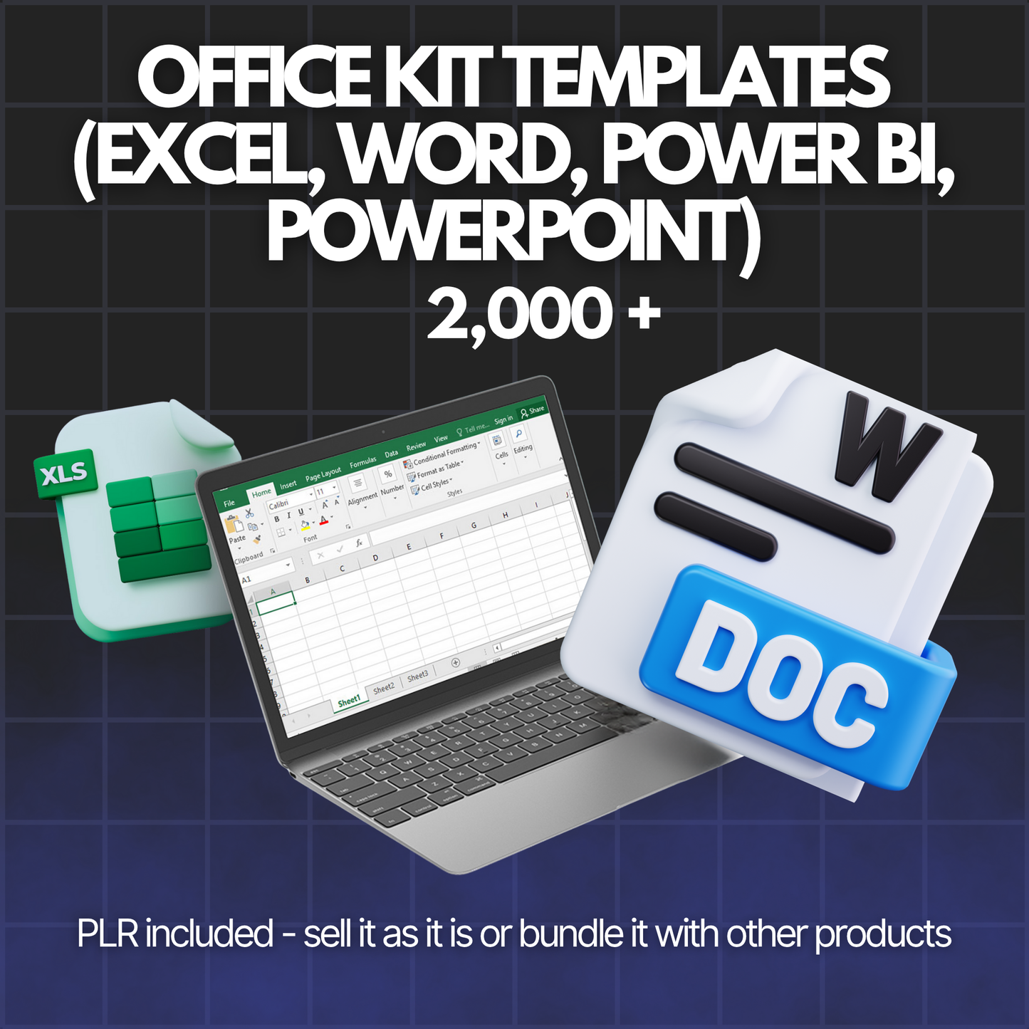 Office Kit Templates (2,000+) - Alpha Digital Kit - plr