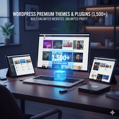 WordPress Premium Themes & Plugins (1,500+) - Alpha Digital Kit - plr - bundle - business