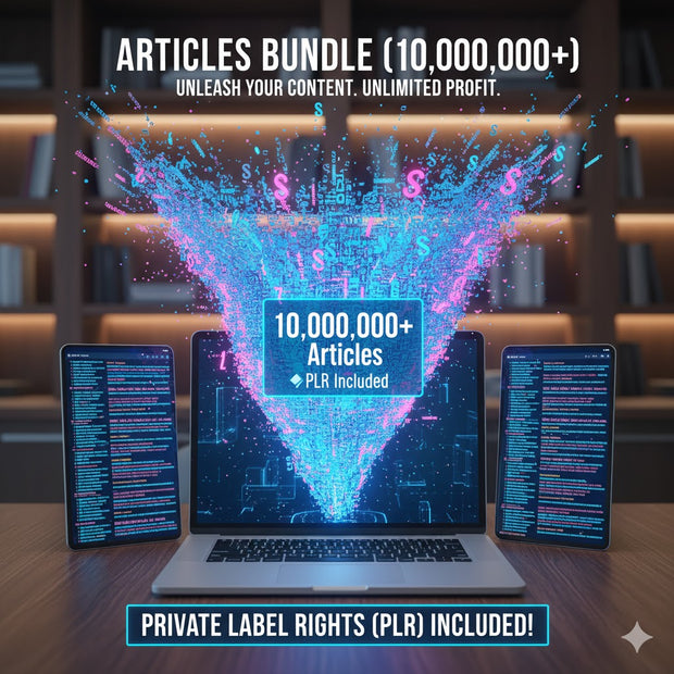 Articles Bundle (10,000,000+) - Alpha Digital Kit - plr - bundle - business