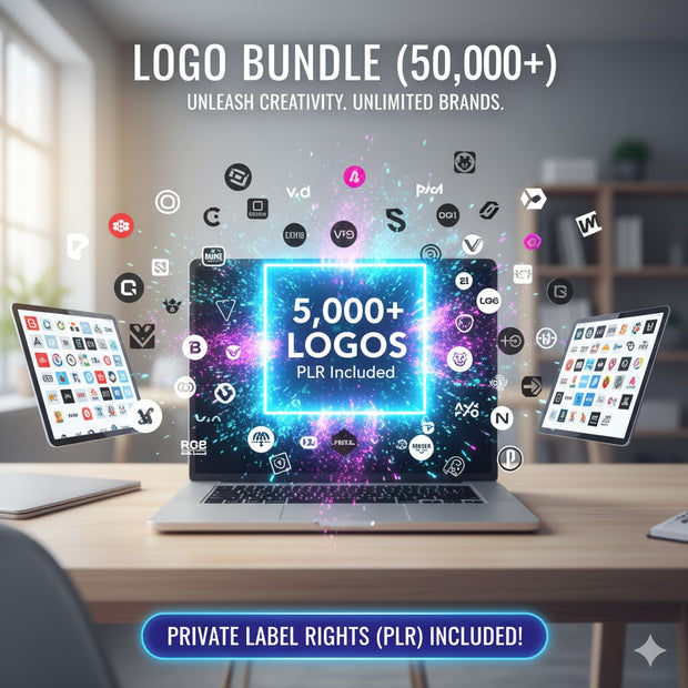 Logo Bundle (50,000+) - Alpha Digital Kit - plr - bundle - business
