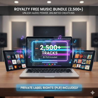 Royalty Free Music Bundle (2,500+) - Alpha Digital Kit - plr - bundle - business