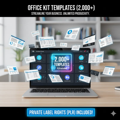 Office Kit Templates (2,000+) - Alpha Digital Kit - plr - bundle - business