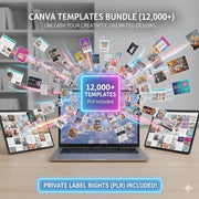 Canva Templates (12,000+) - Alpha Digital Kit - plr - bundle - business
